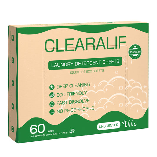 60 Loads Laundry Detergent Sheets Fresh Scent