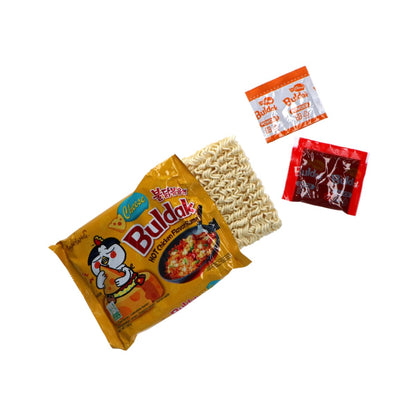 Samyang Buldak Ramen,Spicy Noodles,Stir Fried Ramen Noodles,Cheese,40 Packs in 1 Box